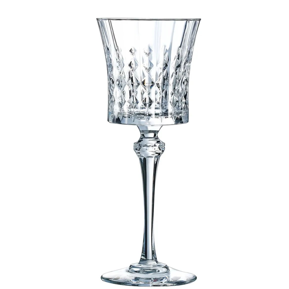 4 verres à pied 19 cl Lady Diamond