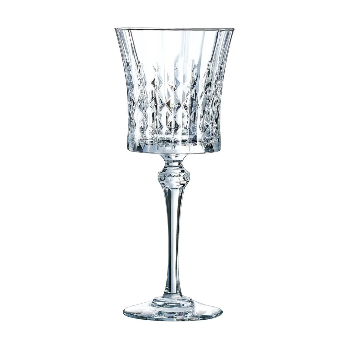 4 verres à pied 27 cl Lady Diamond