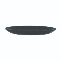 Assiette à dessert noire 19 cm Pampille