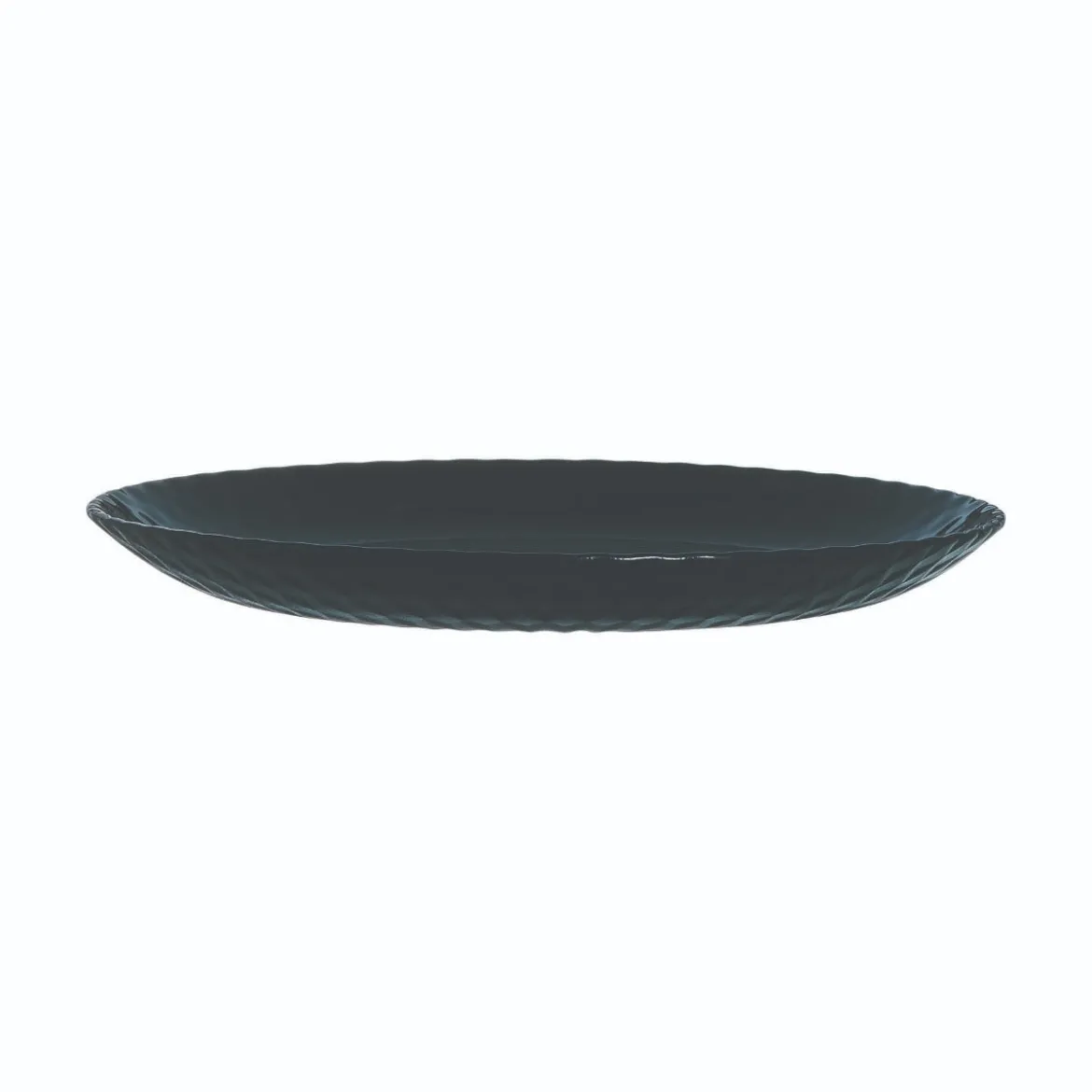 Assiette à dessert noire 19 cm Pampille