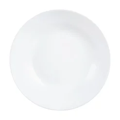 Assiette creuse blanche 20 cm Pampille