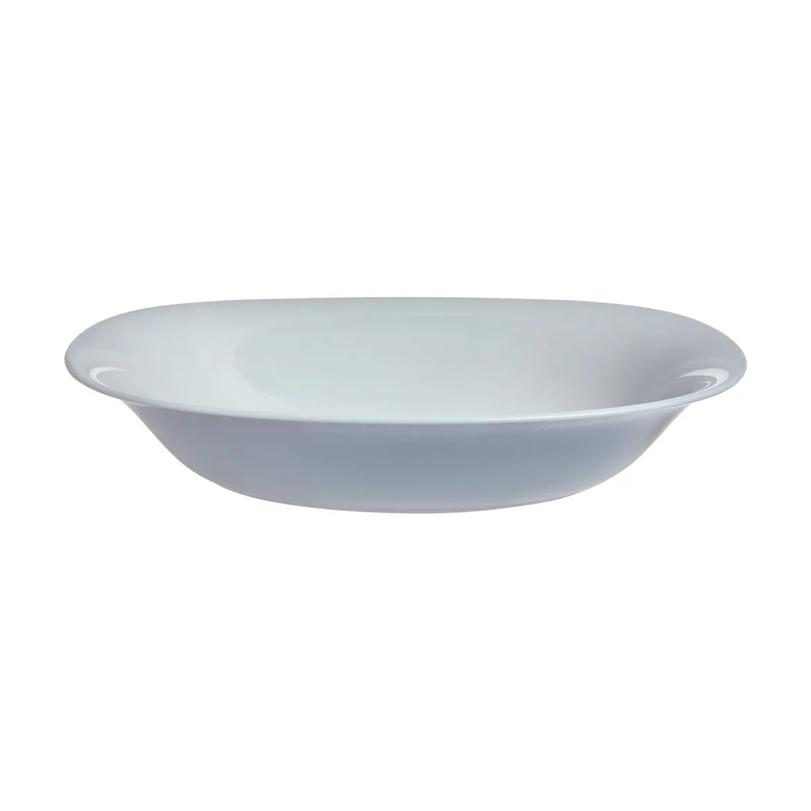 Assiette creuse grise 21 cm Carine