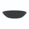 Assiette creuse noire 20 cm Pampille