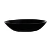 Assiette creuse noire 20 cm Diwali