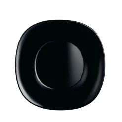 Assiette creuse noire 21 cm Carine