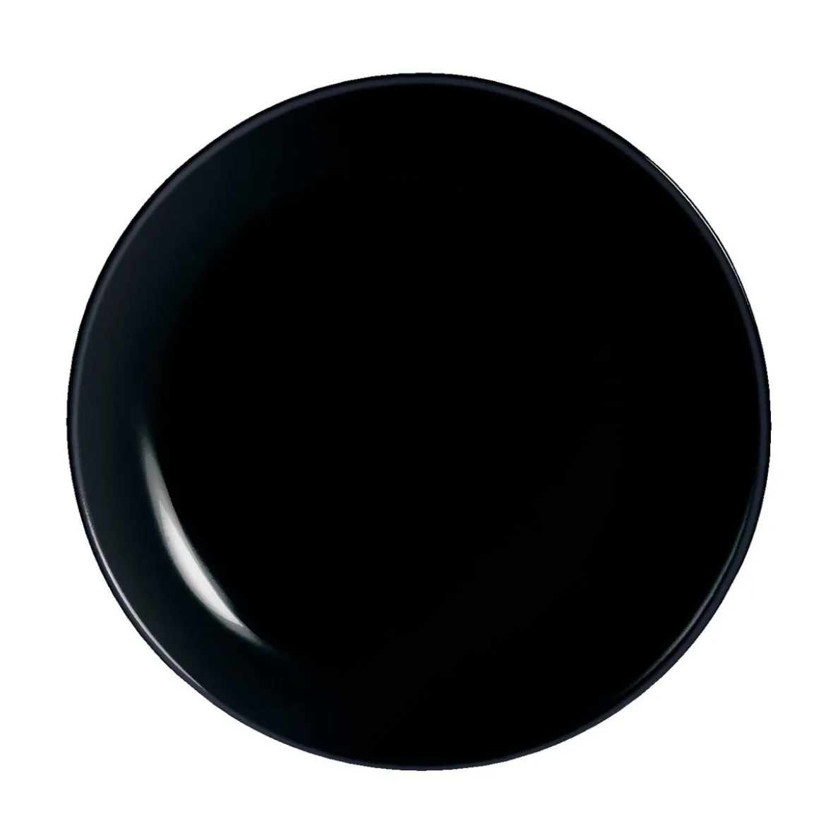 Assiette dessert noire 19 cm Diwali