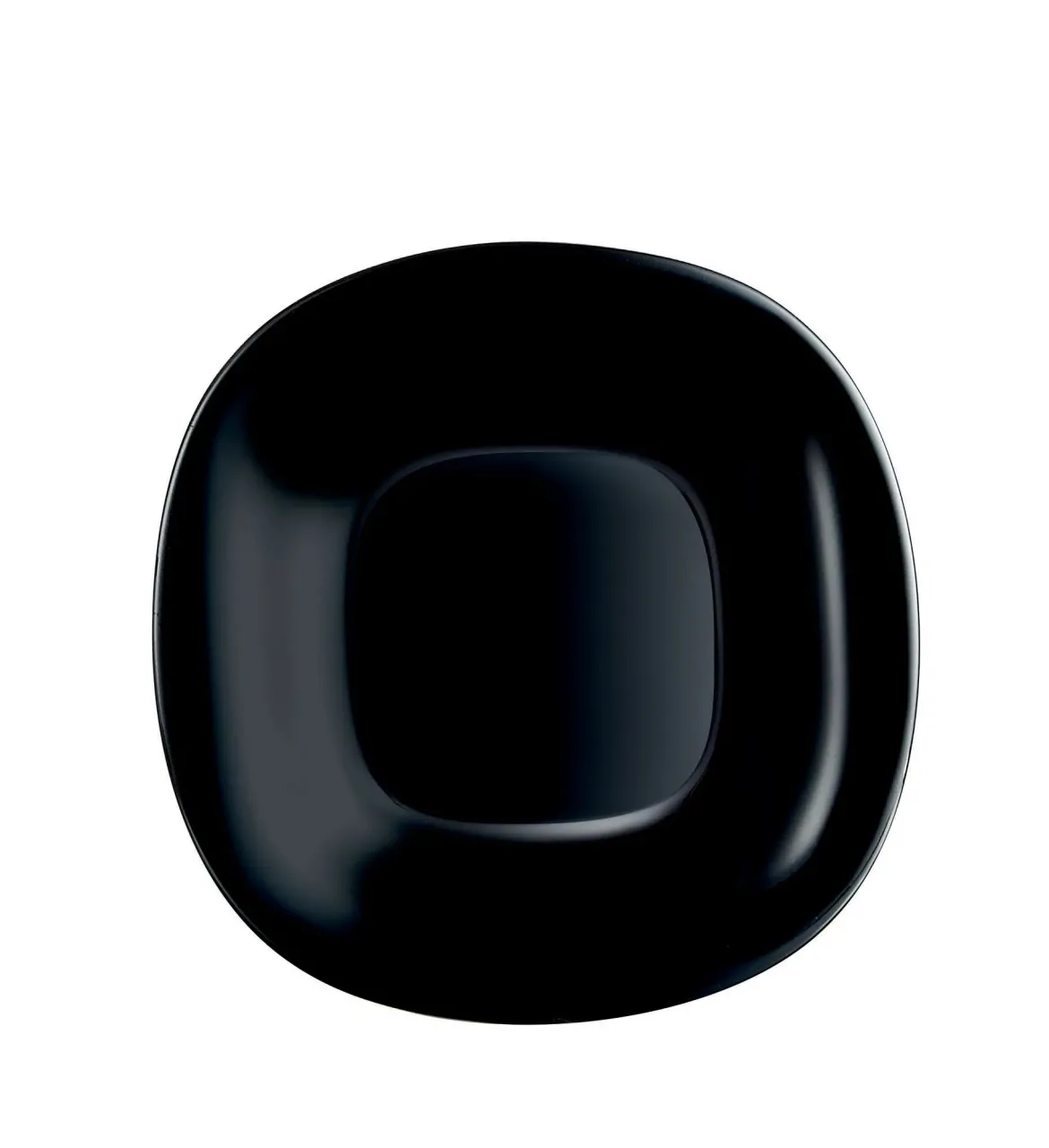 Assiette noire 19 cm Carine