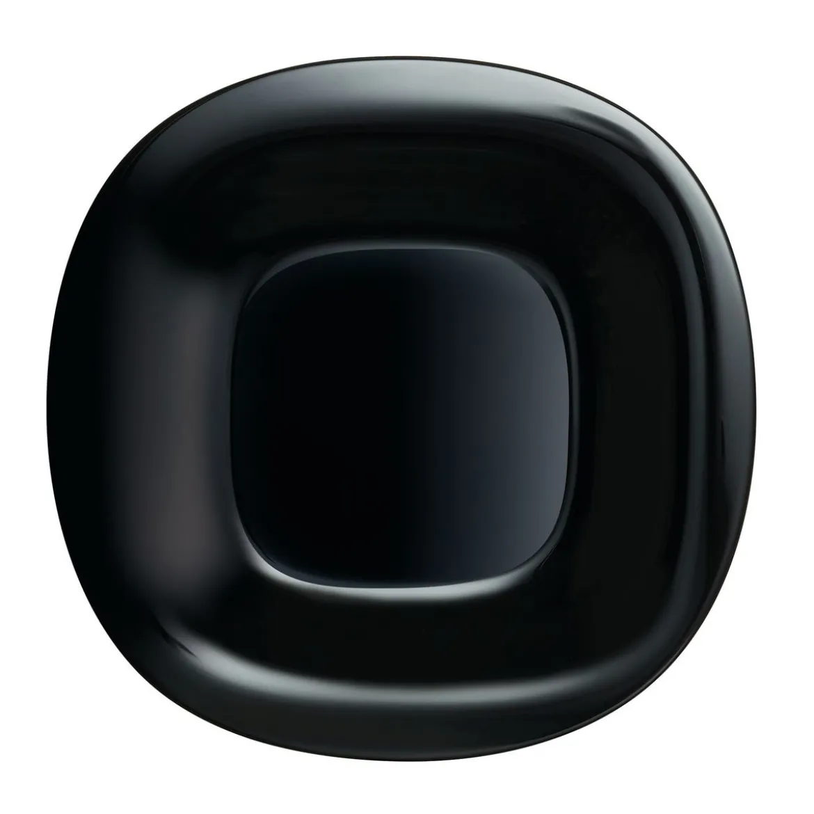 Assiette noire 27 cm Carine