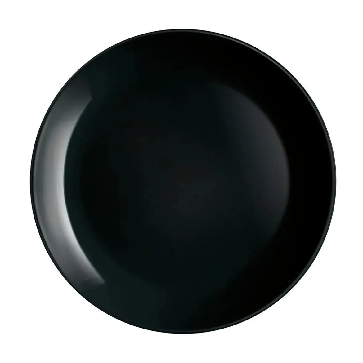 Assiette noire 25 cm Diwali