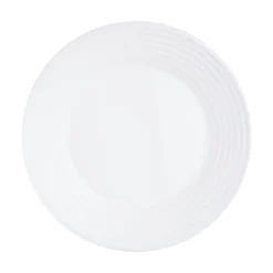 Assiette plate blanche 25 cm Harena