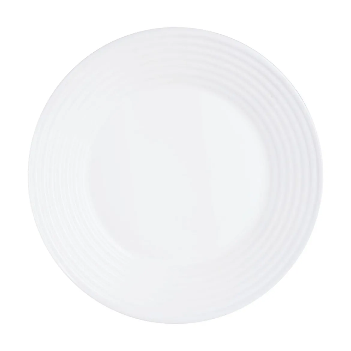 Assiette plate blanche 25 cm Harena