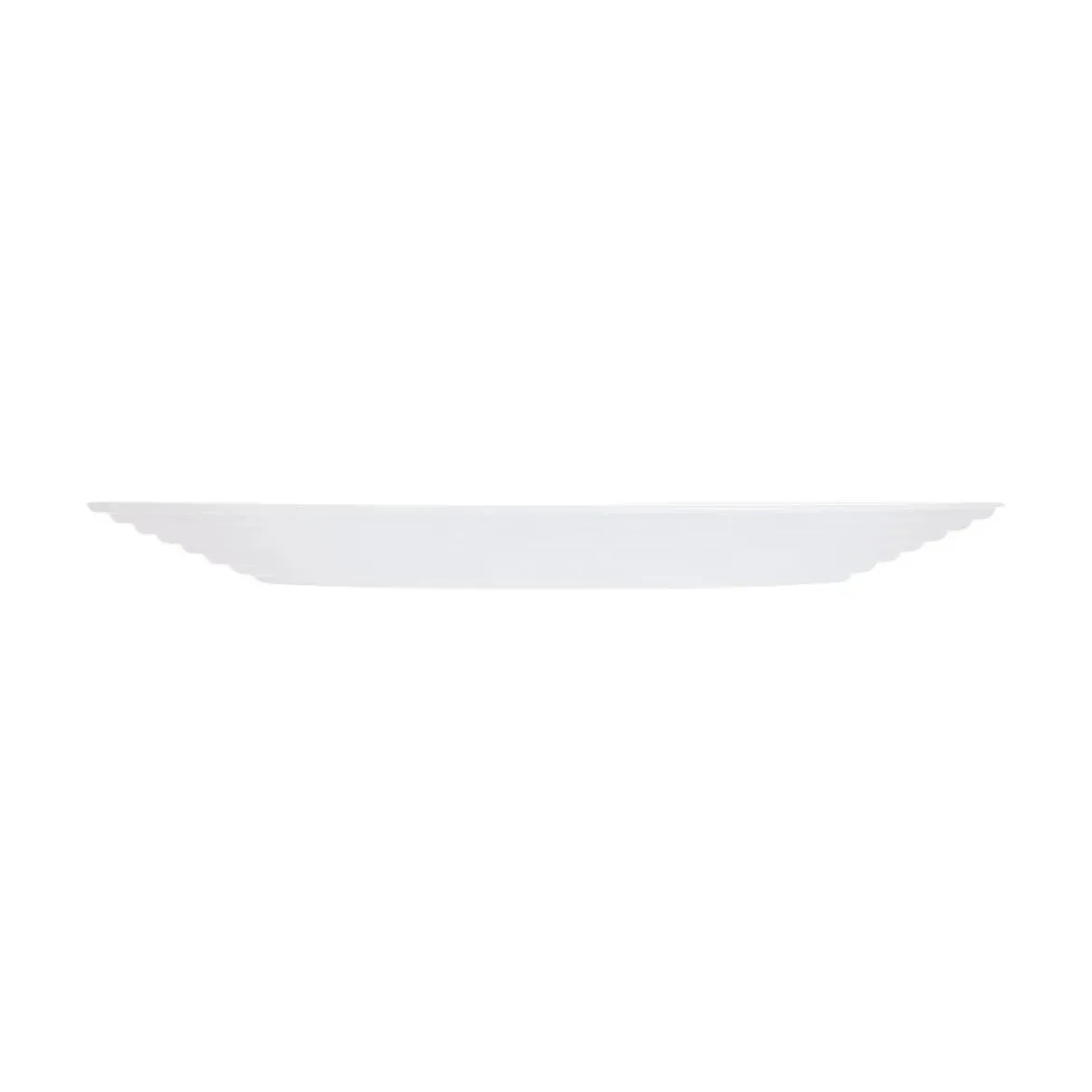 Assiette plate blanche 25 cm Harena