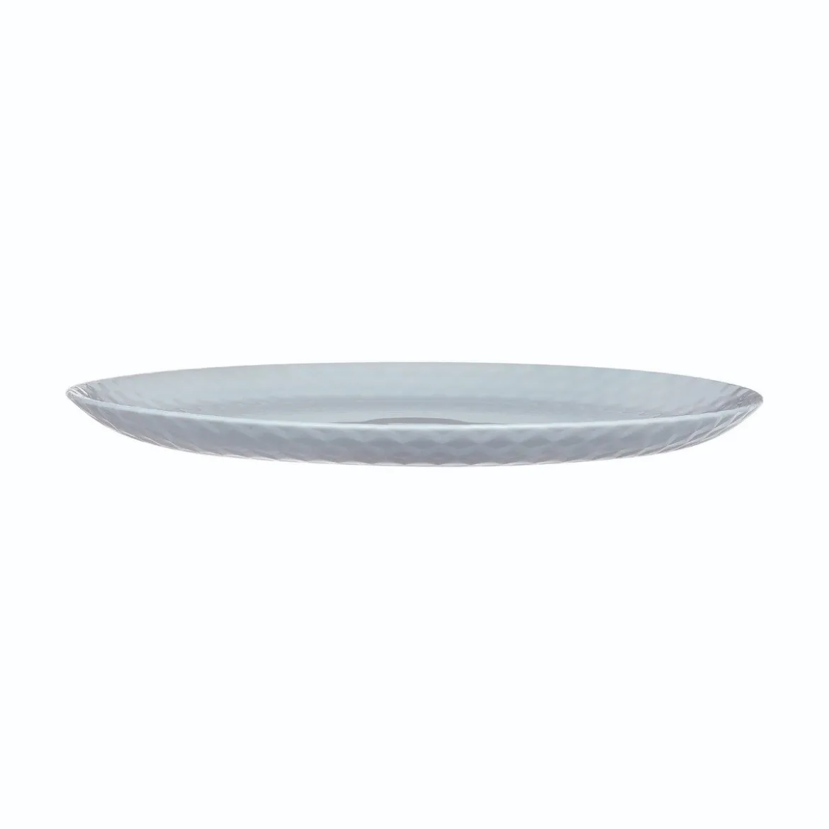 Assiette plate grise 25 cm Pampille