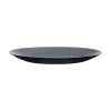 Assiette plate noire 25 cm Slate