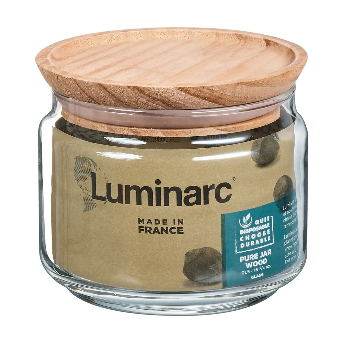 Bocal 50 cl Pure Jar Wood