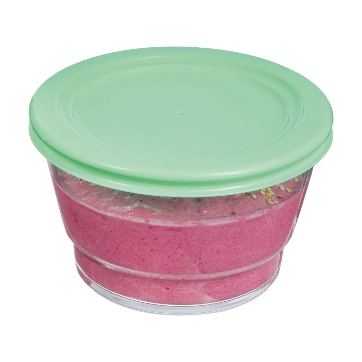 Coupelle 80 cl Eat & Joy avec couvercle vert