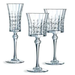 Ensemble 18 verres à pied Lady Diamond