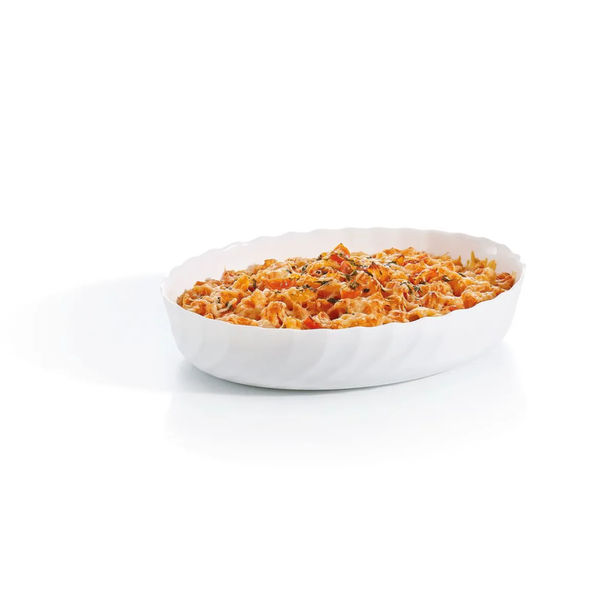 Plat de cuisson blanc 31,9 x 24,5 cm Smart Cuisine Trianon