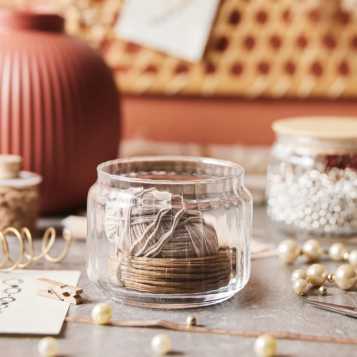 Pot 0.5L Nova Jar avec couvercle en bambou