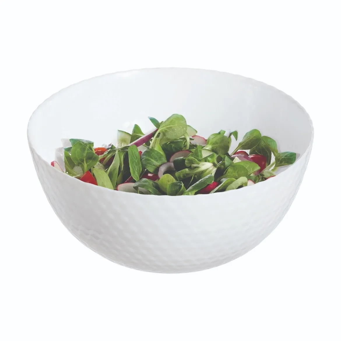 Saladier blanc 24 cm Pampille
