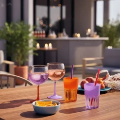 Verre 40 cl orange Summer Pop